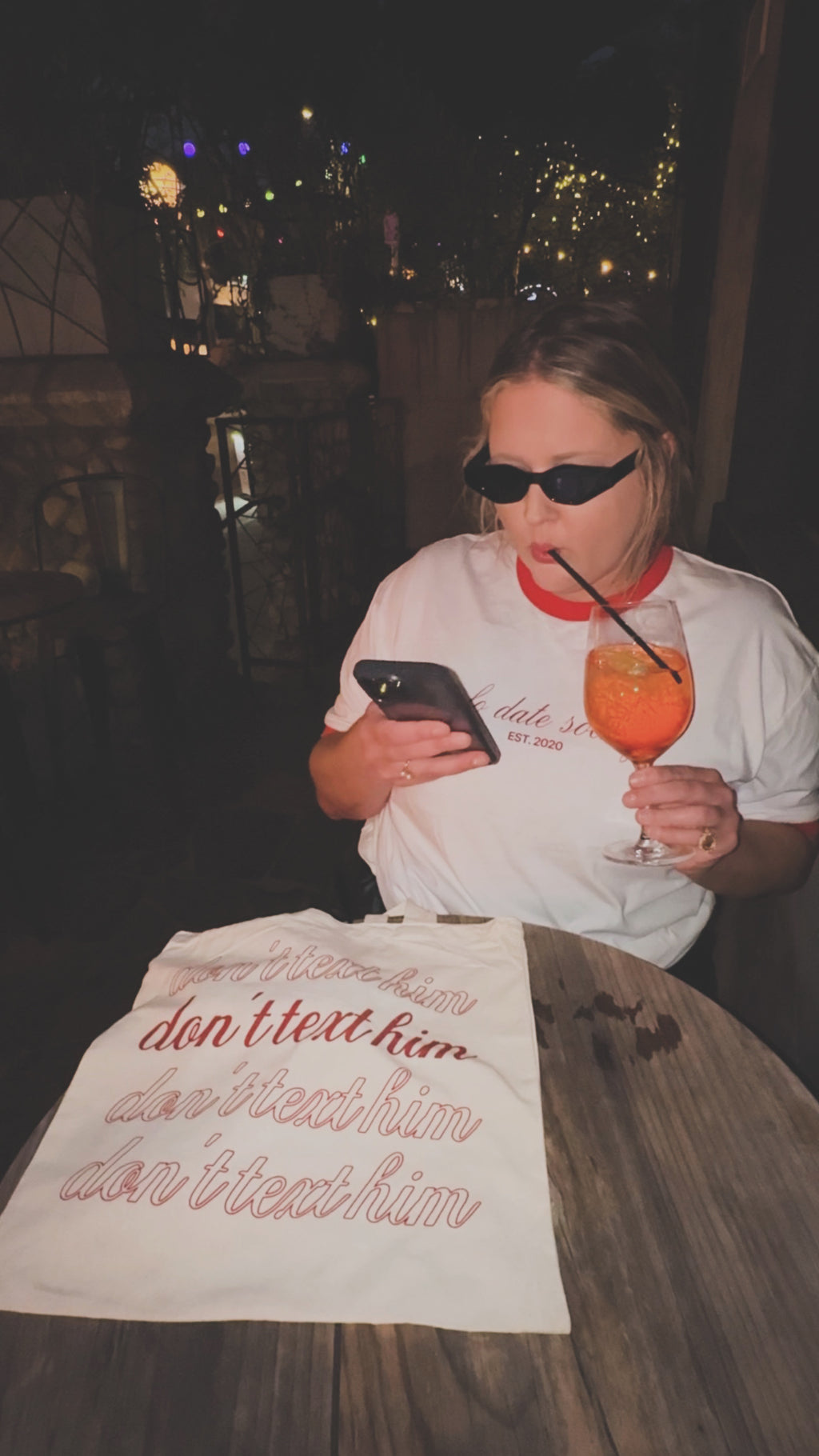 Solo Date Ringer Tee